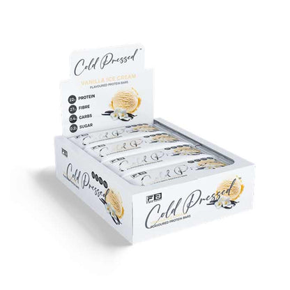 Fibre Boost Cold Pressed Protein Bar Box Of 12 Vanilla Ice Cream