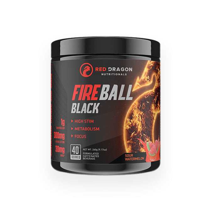 Red Dragon Nutraceuticals Fireball Black 40 serves 260g - Sour Watermelon Flavour