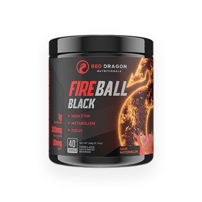 Red Dragon Nutraceuticals Fireball Black 40 serves 260g - Sour Watermelon Flavour