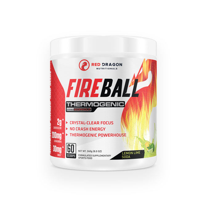 Red Dragon Nutraceuticals Fireball 60 serves 240g - Lemon Lime Soda Flavour