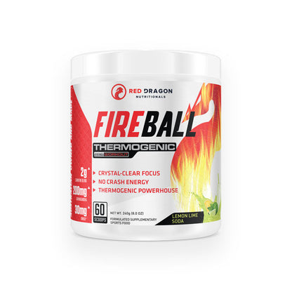 Red Dragon Nutraceuticals Fireball 60 serves 240g - Lemon Lime Soda Flavour