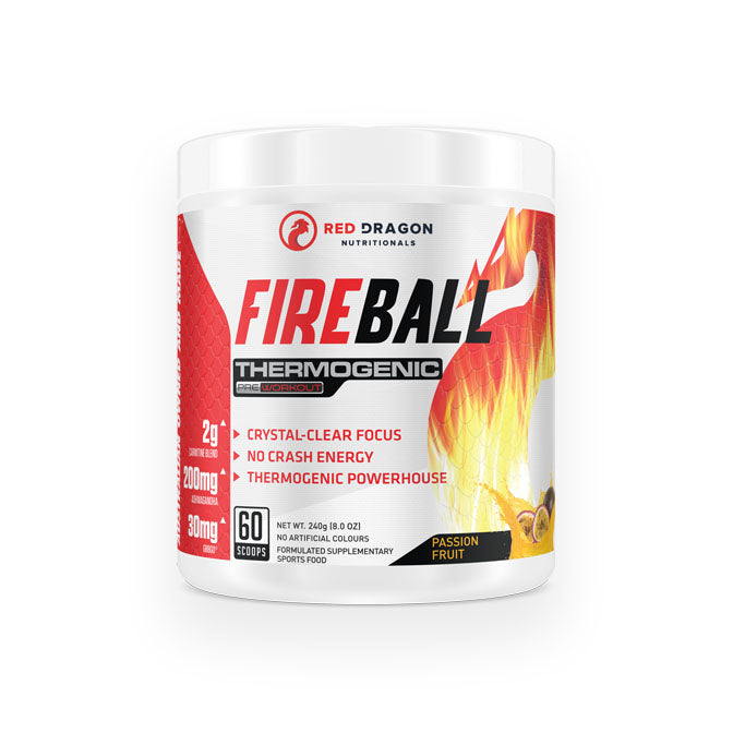 Red Dragon Nutraceuticals Fireball 60 serves 240g - Passion Fruit Flavour