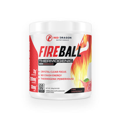 Red Dragon Nutraceuticals Fireball 60 serves 240g - Pink Grapefruit Flavour