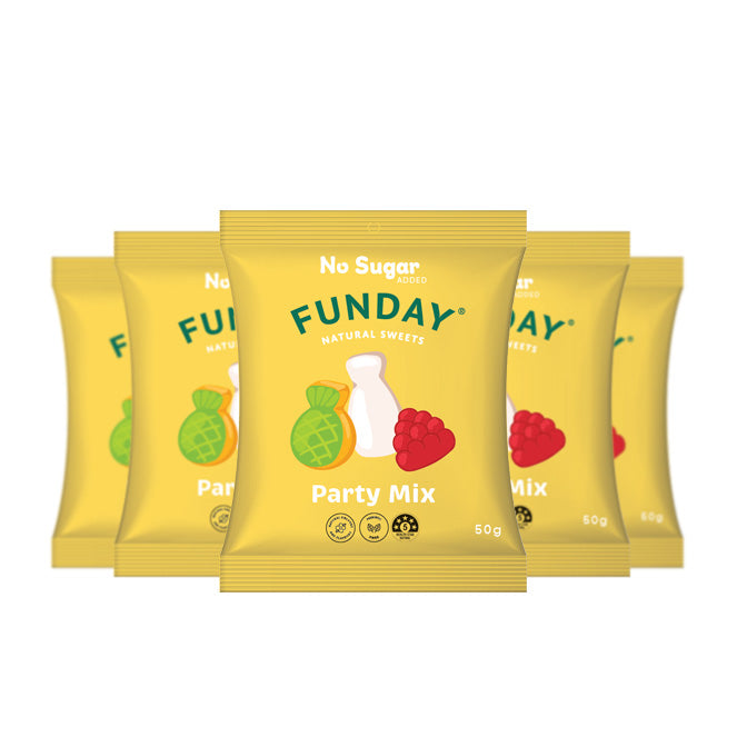 Funday Natural Sweets Party Mix 50g Pack Of 5