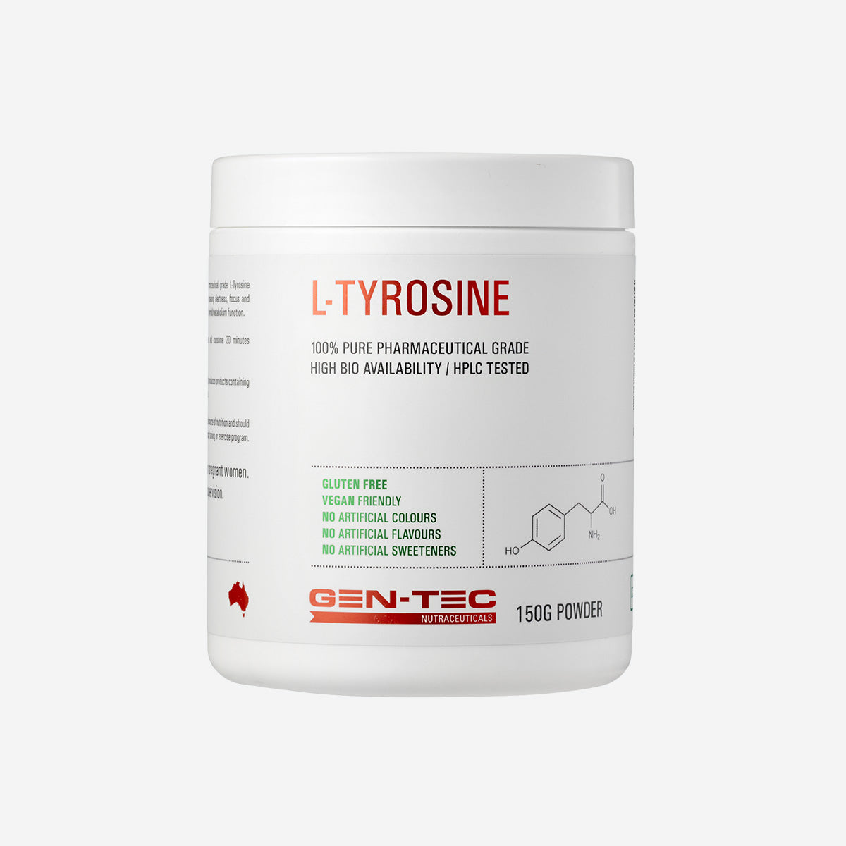 Gen-Tec Nutraceuticals L-Tyrosine 150g powder