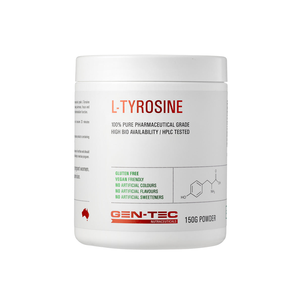 Gen-Tec Nutraceuticals L-Tyrosine 150g powder