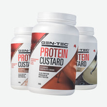 Gen-Tec Nutraceuticals Protein Custard 25 serves 1 kg 3 different flavours
