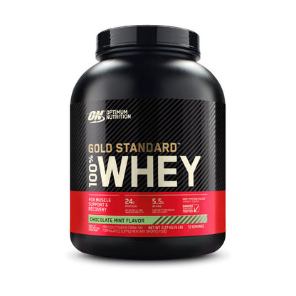 Optimum Nutrition Gold Standard 100% Whey 72 servings 2.27kg (5lb) - Chocolate Mint Flavour