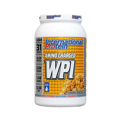 International Protein Amino Charge WPI 31 serves 1.25kg Caramel Popcorn Flavour