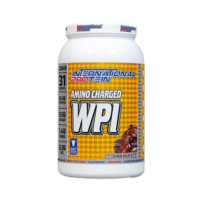 International Protein Amino Charge WPI 31 serves 1.25kg Chocolate Flavour