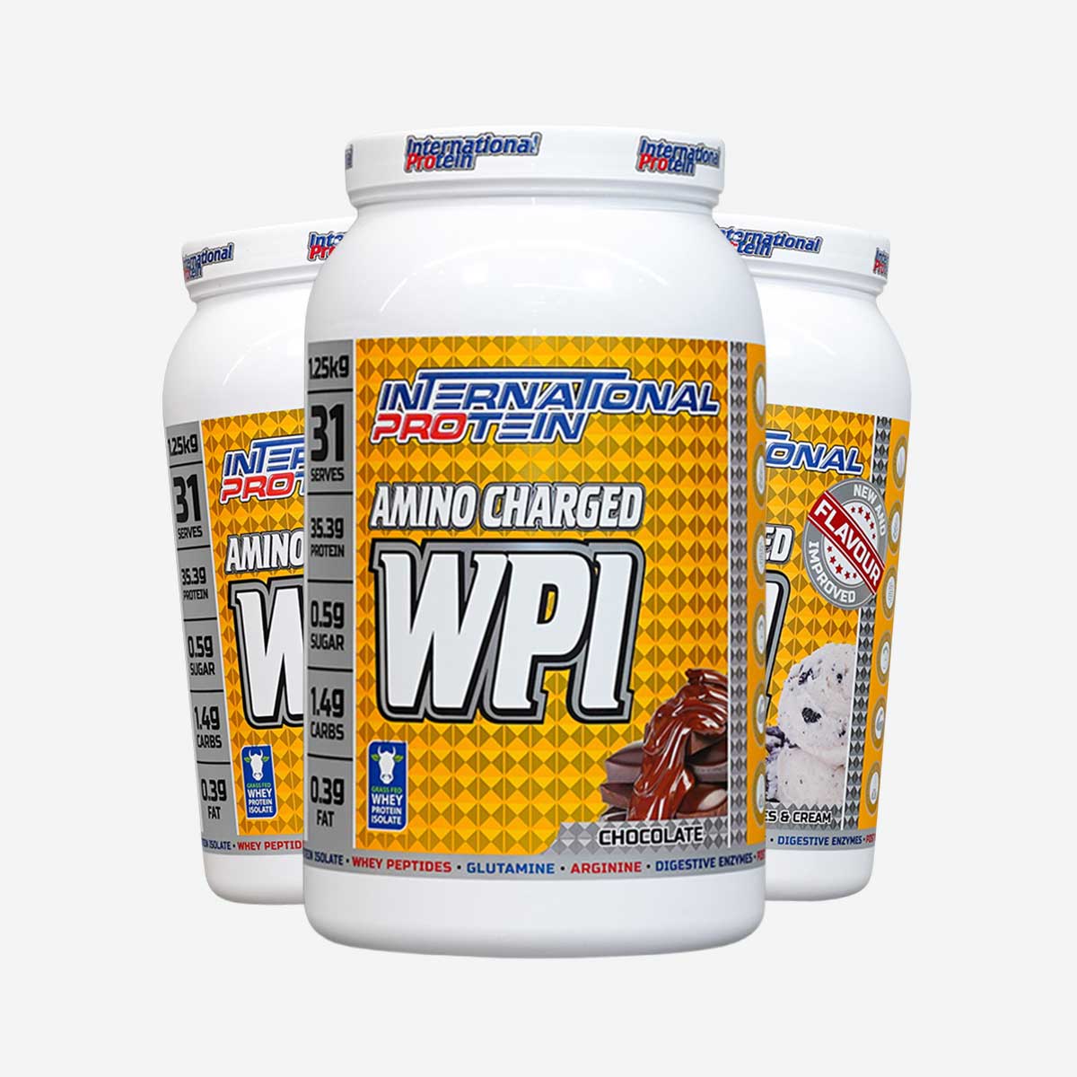 International Protein Amino Charge WPI 31 serves 1.25kg