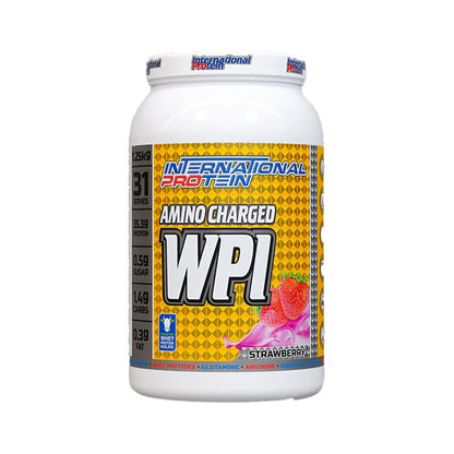International Protein Amino Charge WPI 31 serves 1.25kg Strawberry Flavour