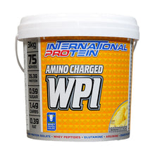 International Protein Amino Charged WPI 75 serves 3kg Banana Ice Cream Flavour