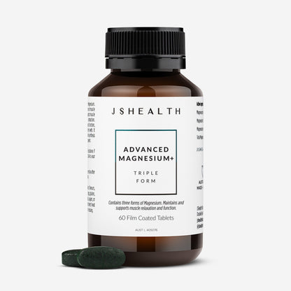 JSHealth Advanced Magnesium+ 60 film coated tablets