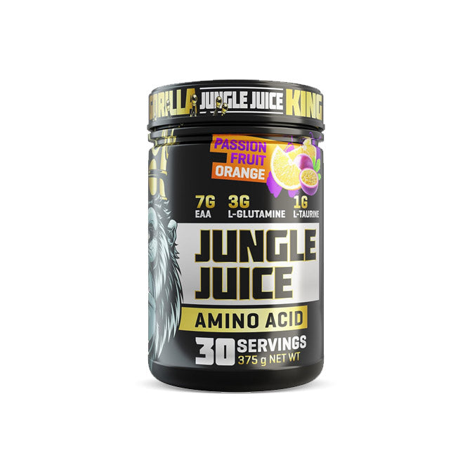 Gorilla Warfare Jungle Juice Amino Acids 375g 30 servings Passionfruit Orange Flavour