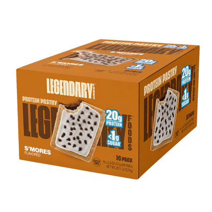 Legendary Foods Protein Pastry box of 10 - S'mores Flavour