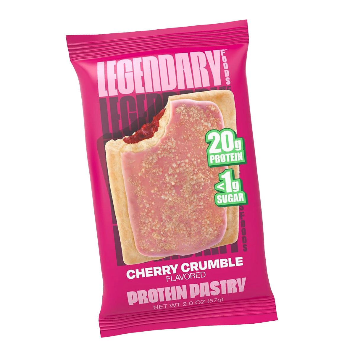 Legendary Foods Protein Pastry Single Unit 57g - Cherry Crumble Flavour