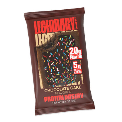 Legendary Foods Protein Pastry Single Unit 61g - Chocolate Cake Flavour