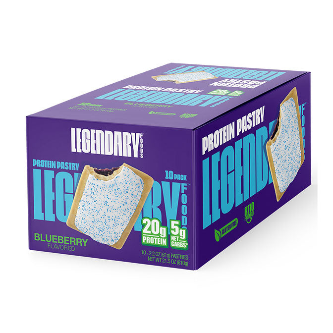 Legendary Foods Protein Pastry box of 10 - Blueberry Flavour