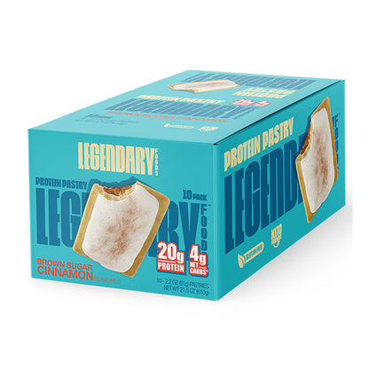 Legendary Foods Protein Pastry box of 10 -Brown Sugar Cinnamon Flavour