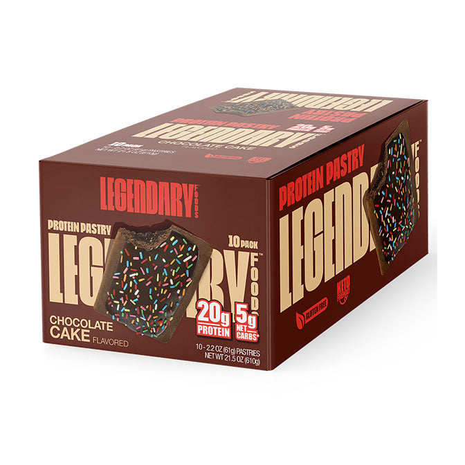 Legendary Foods Protein Pastry box of 10 - Chocolate Cake Flavour