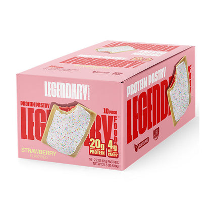 Legendary Foods Protein Pastry box of 10 - Strawberry Flavour