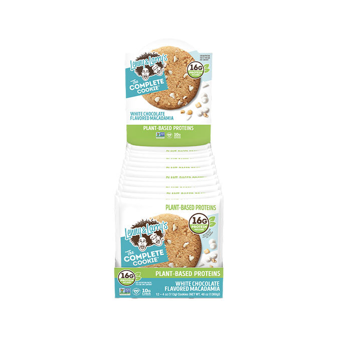 Lenny Larrys The Complete Cookie Box Of 12 White Chocolate Flavoured Macadamia