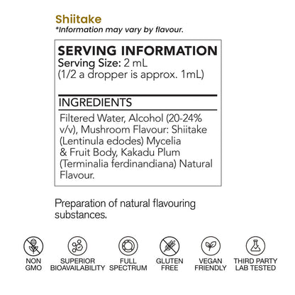 Life Cykel Shiitake Ingredients