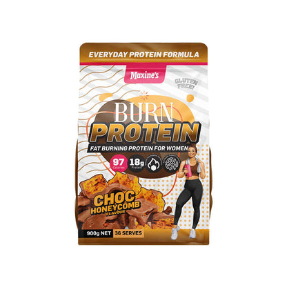 Maxine Burn Protein 900g 36 serves Choc Honeycomb flavour