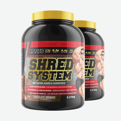 Max's Shred System Whey Protein 2.27kg 2 Flavours