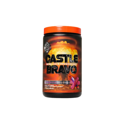 Merica Labs Castle Bravo Preworkout Raspberry Stix flavour