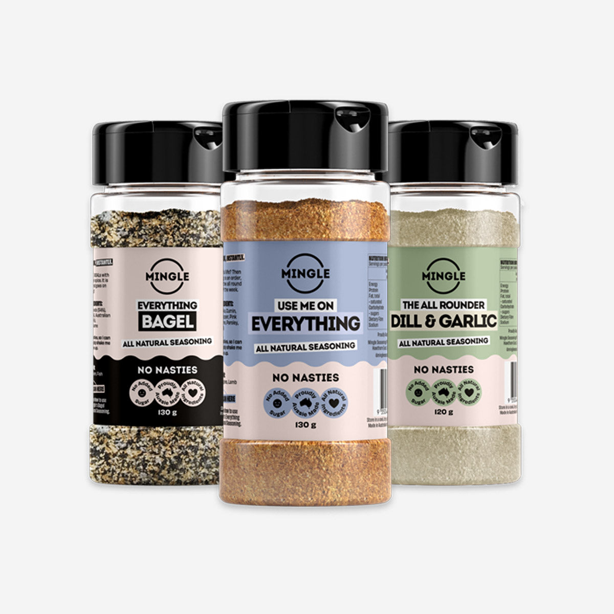 Mingle All Natural Seasoning   3 Flavours_1200x1200Grey