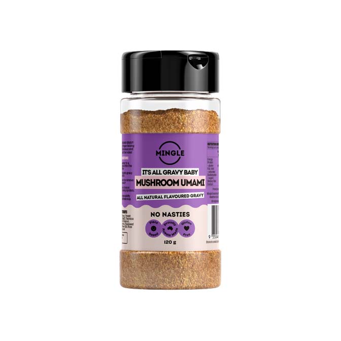 Gravy 120g – Single Bottle by Mingle - mushroom umami
