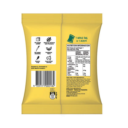 Funday Natural Sweets Six party mix back packet