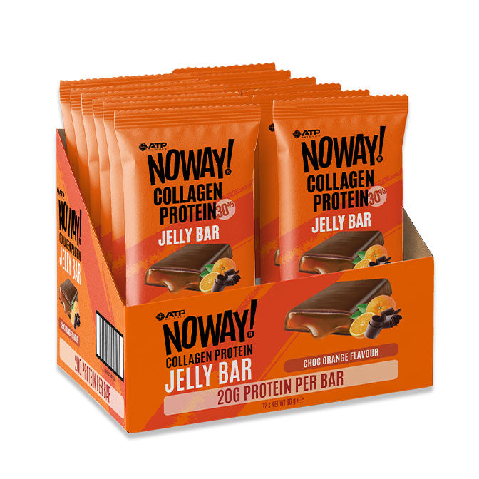 Noway Collagen Jelly Bar by ATP Science Choc Orange Flavour Box of 12
