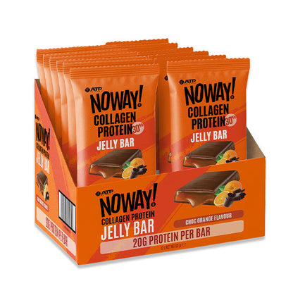 Noway Collagen Jelly Bar by ATP Science Choc Orange Flavour Box of 12
