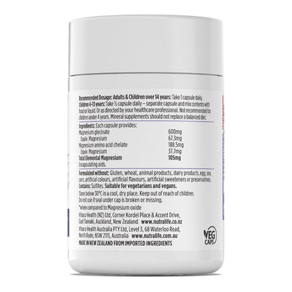 Nutralife Magnesium Hi Zorb - 60 Capsules