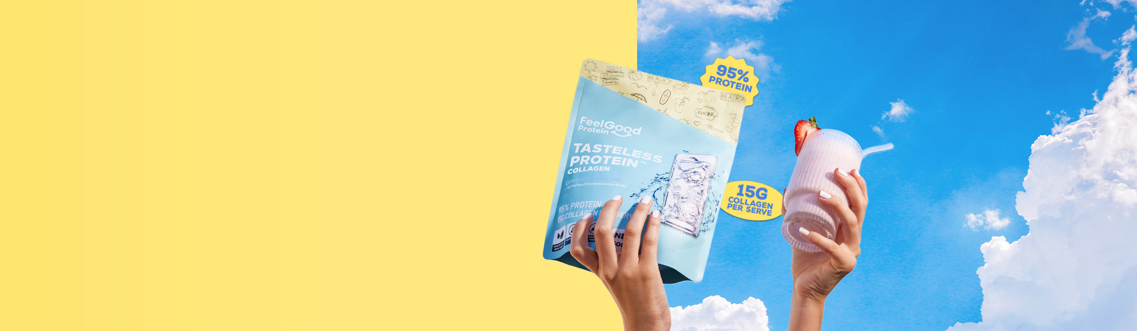 Tasteless Protein Banner