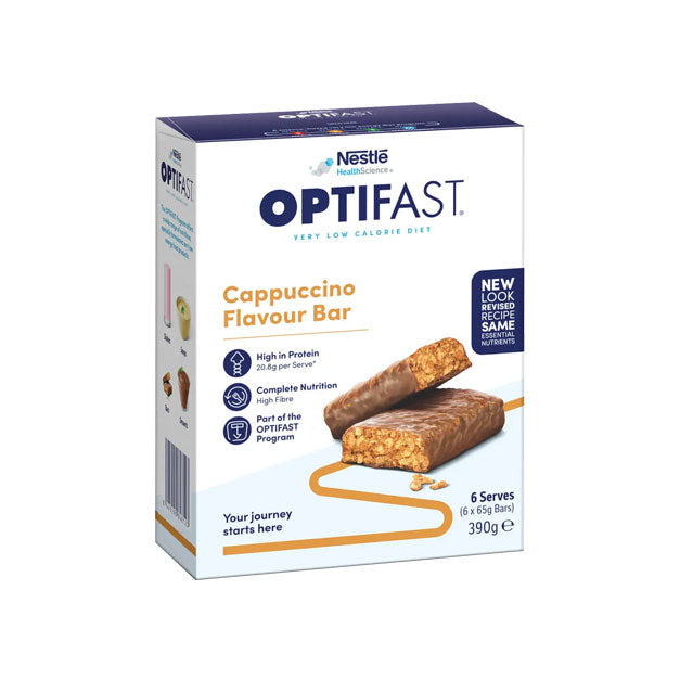 Optifast Bar - VLCD 6 Bars Cappuccino