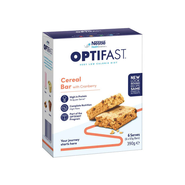 Optifast Bar - VLCD 6 Bars Cereal