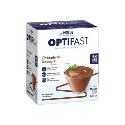 Optifast very low calorie diet dessert 8 serves chocolate flavour