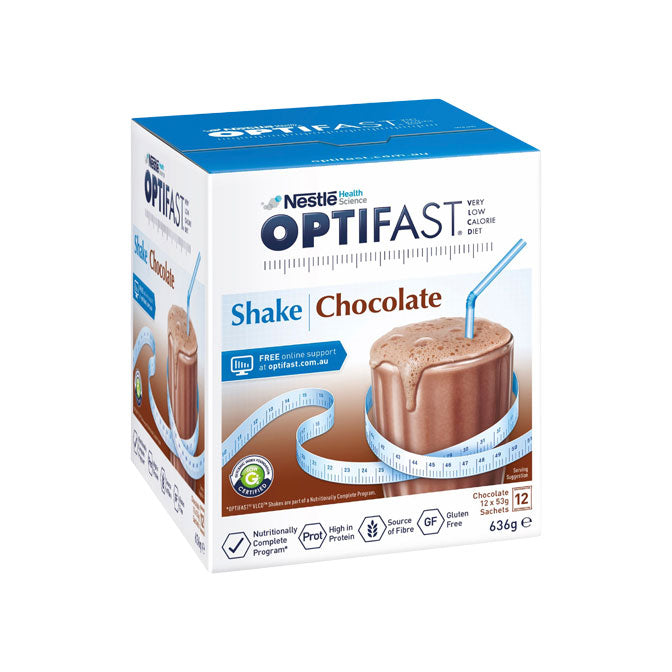 Optifast very low calorie diet shake 12 serves chocolate flavour