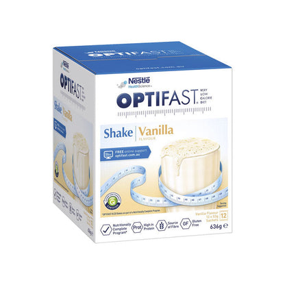 Optifast very low calorie diet shake 12 serves Vanilla flavour