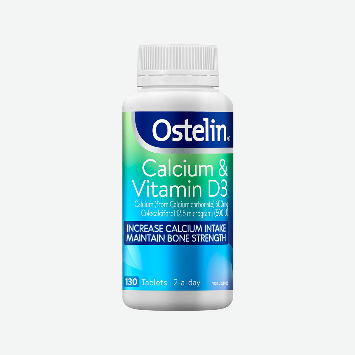 Ostelin Calcium & Vitamin D3 130 Tablets to maintain bone strength one unit