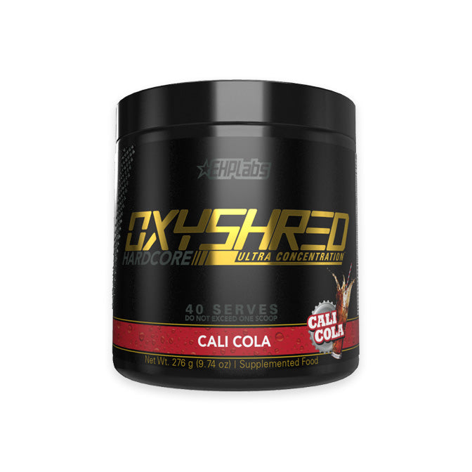 EHP Labs Oxyshred Hardcore Ultra Concentration 40 serves Cali Cola flavour