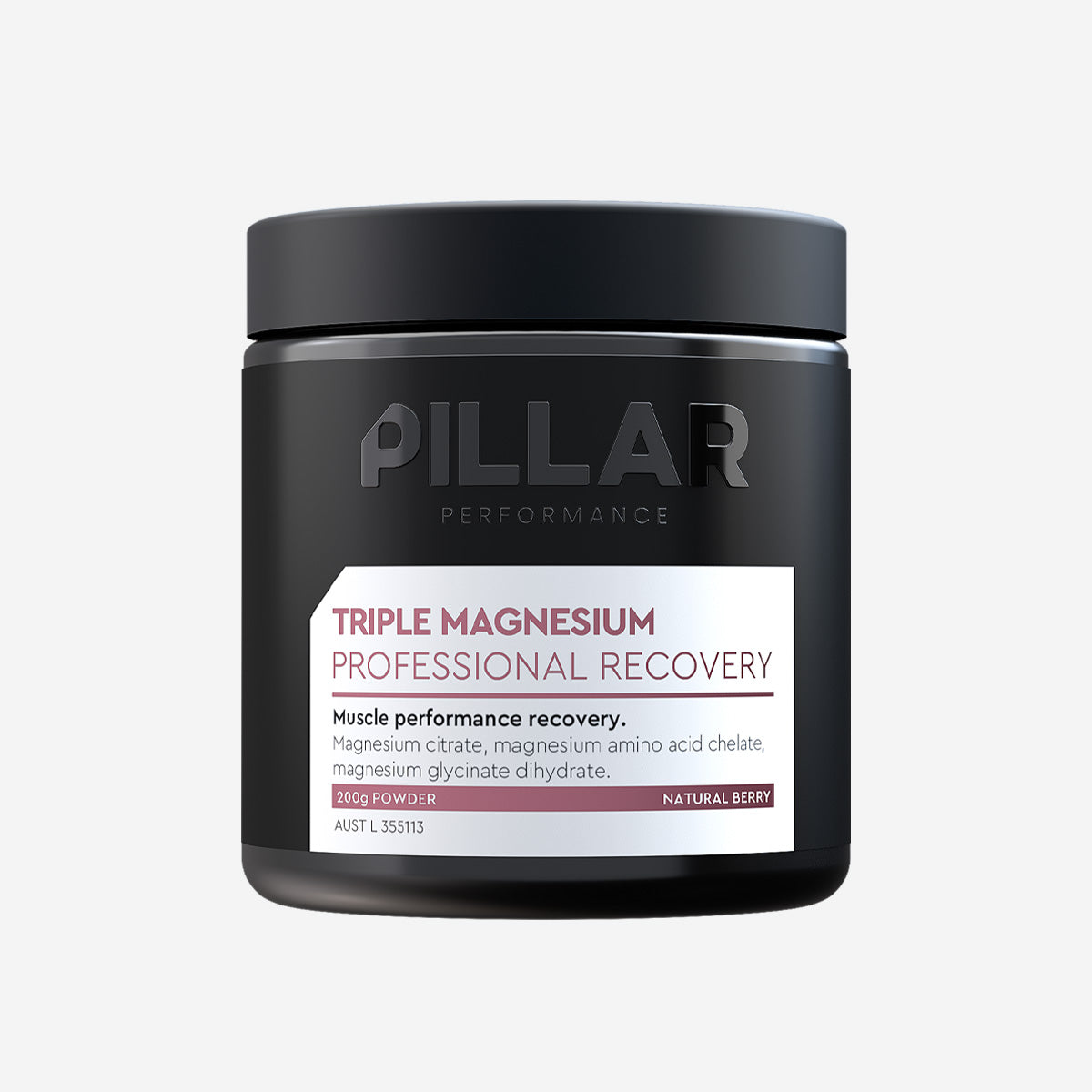 Pillar Performance Triple Magnesium 200g Natural Berry