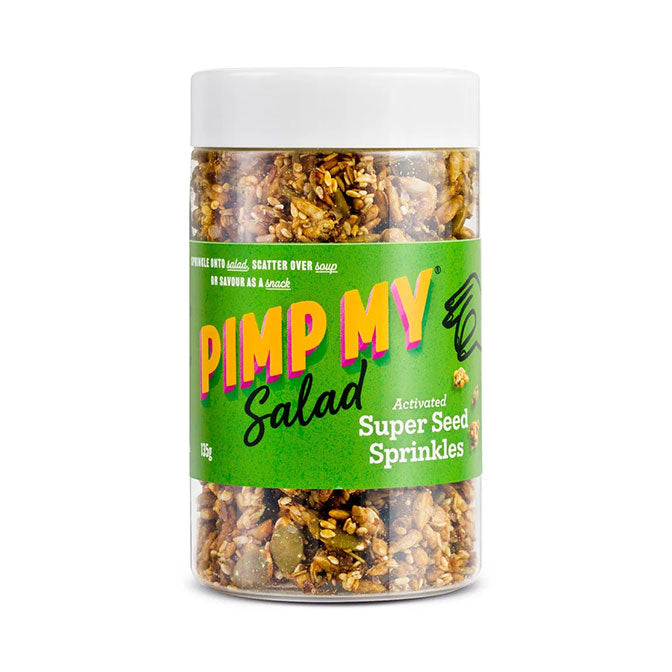 Activated Super Seed Sprinkles in a 135g Recyclable PET Jar