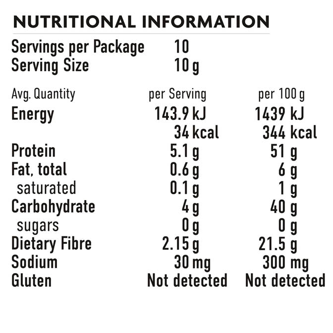 Pimp My Salad - Organic Nutritional Yeast Nutrition Information