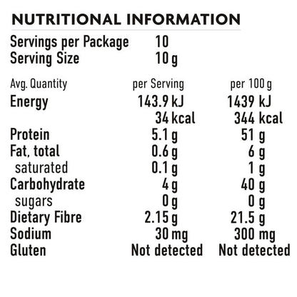 Pimp My Salad - Organic Nutritional Yeast Nutrition Information