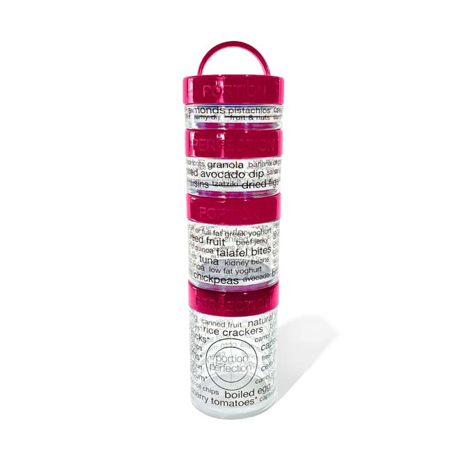 Portion perfection bariatric snacker pink colour